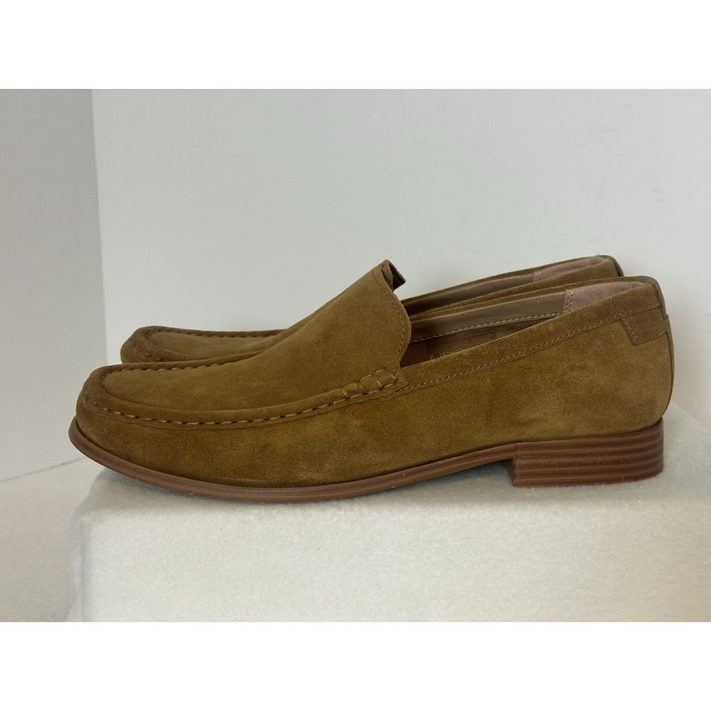 TED BAKER Men's LABIS Loafer Tan Suede Leather, Dress Casual Shoes sz.10 M